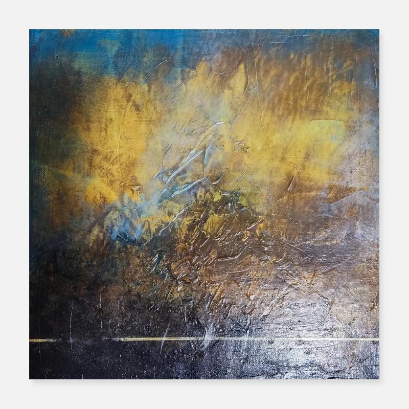 La fin de la nuit Poster 40 x 40 cm
