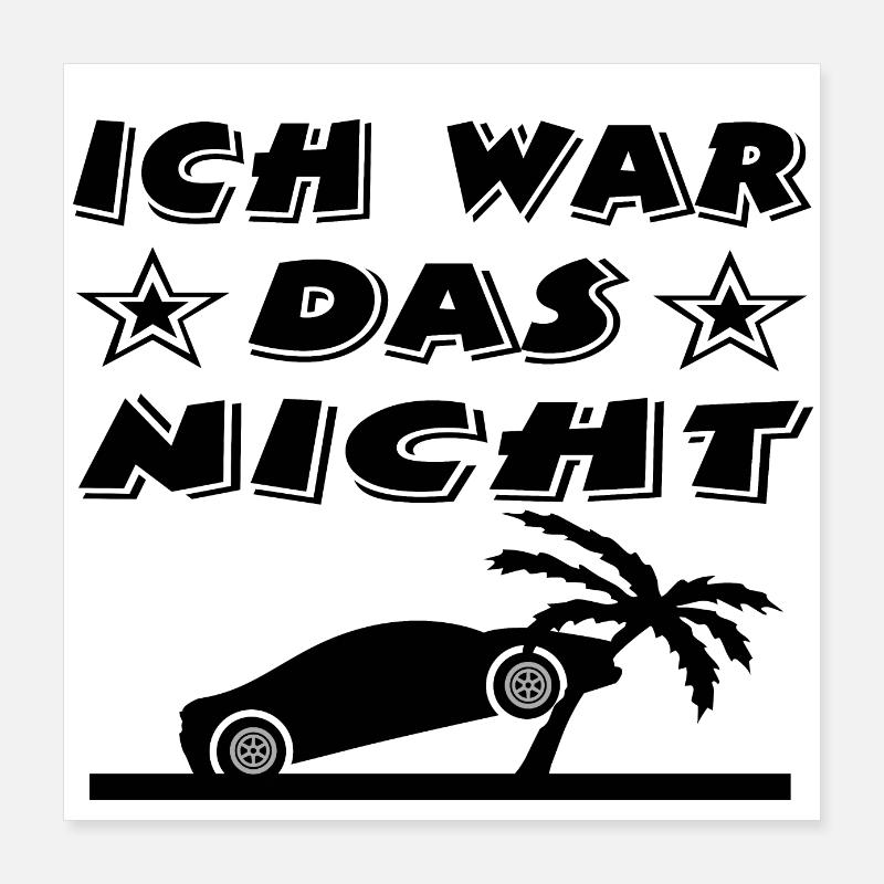 Car Poster 16" x 16" (40x40 cm)