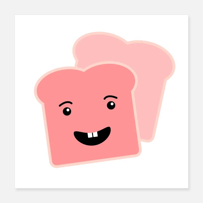 Pink Toasts Gift Poster 16" x 16" (40x40 cm)