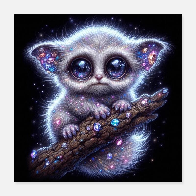 Créature magique Poster 40 x 40 cm