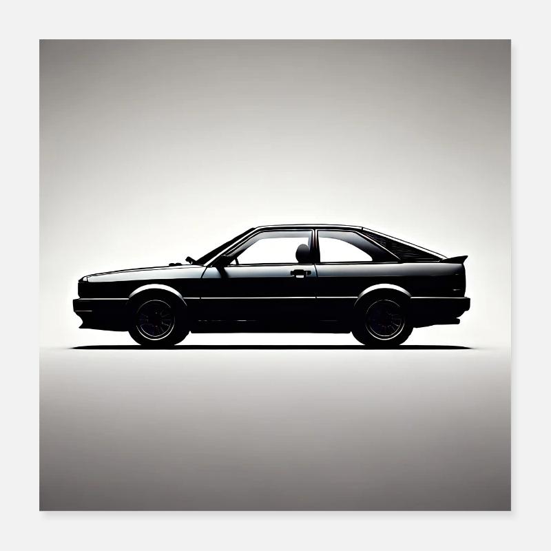 Coupé Poster 40x40 cm