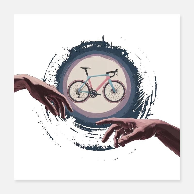 Création de vélo Poster 40 x 40 cm