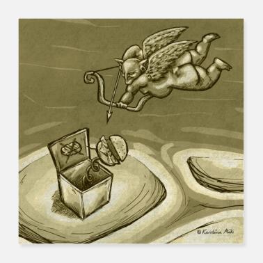 Cibo Paradiso Goblin Angelo Poster 40x40 cm