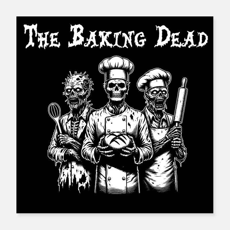 Plakat The Baking Dead 01 Poster 40x40 cm