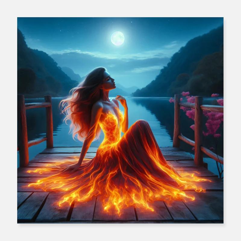 Ponte Incandescente Magia 2 Poster 40x40 cm
