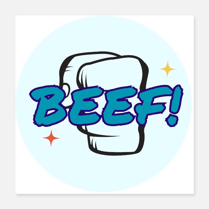 Beef Poster 16" x 16" (40x40 cm)