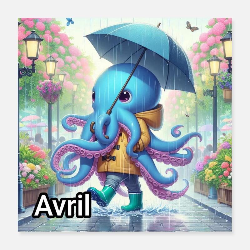 AVRIL Poster 40 x 40 cm