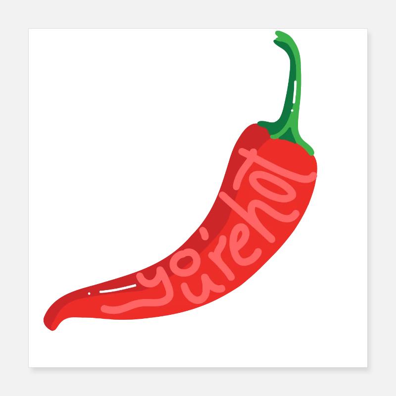 Tu as chaud Poster 40 x 40 cm