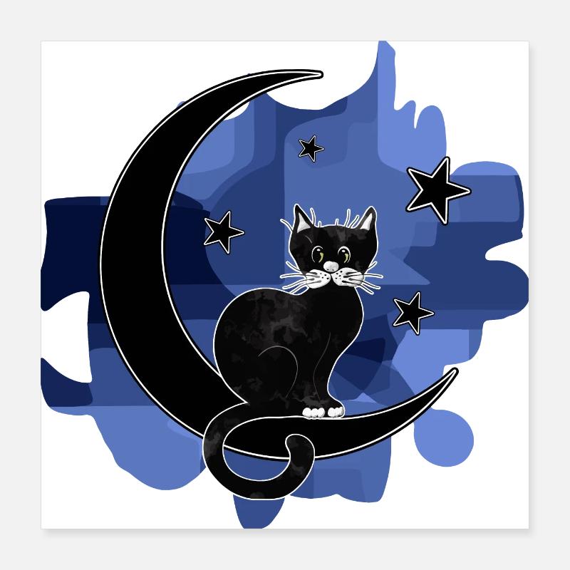 Katze Poster 40x40 cm