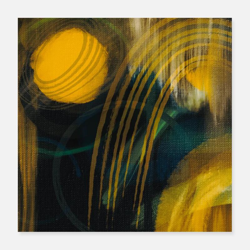 Sonne Poster 40x40 cm