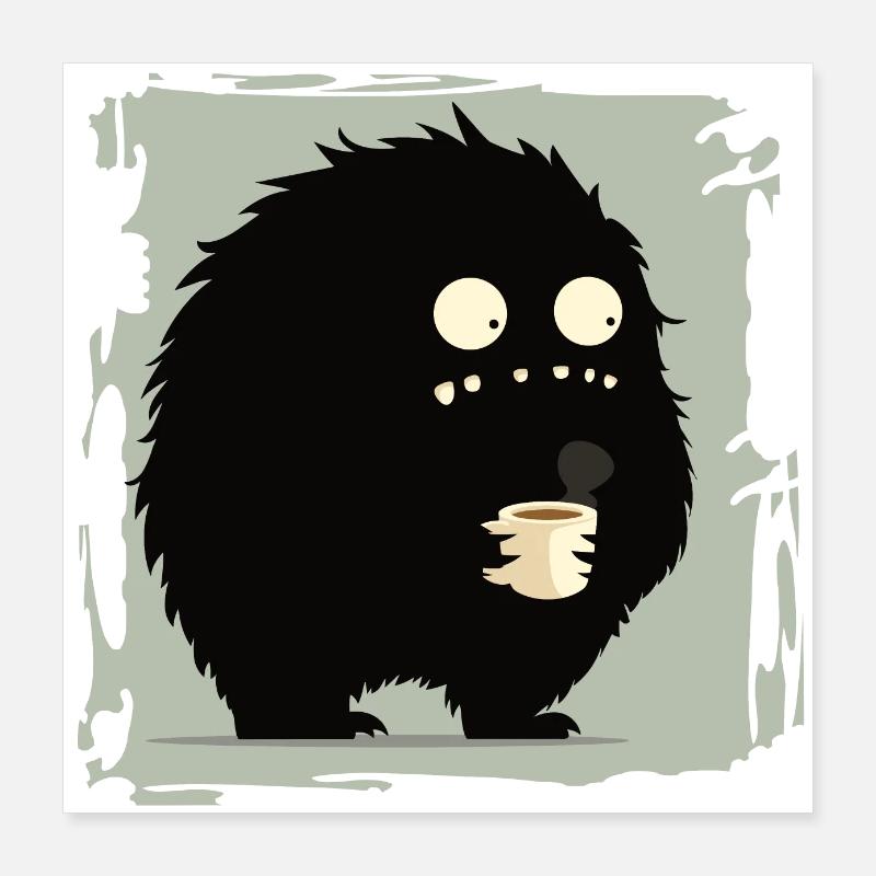 Monster Poster 40x40 cm