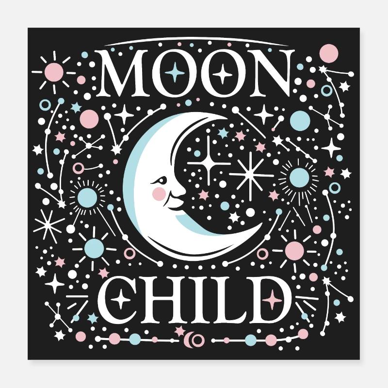 Figlia della Luna Poster 40x40 cm