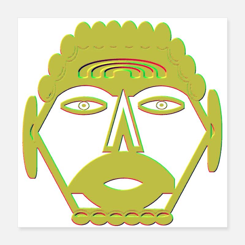 stutzen Poster 40x40 cm