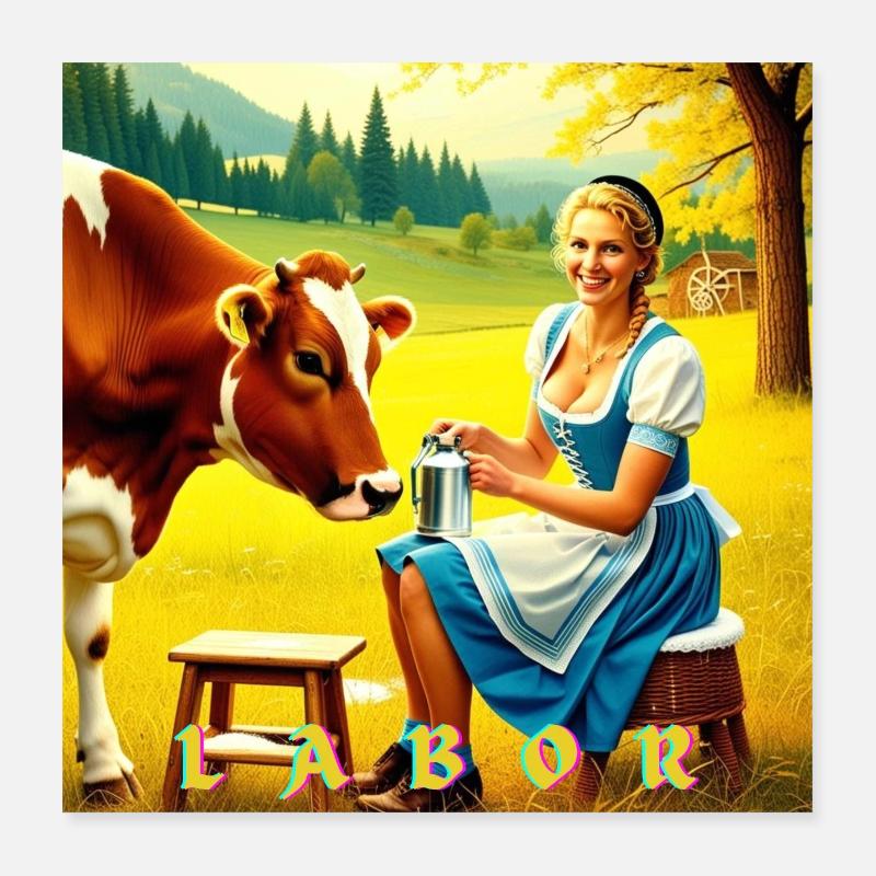 LABOR BAVARIA Poster 16" x 16" (40x40 cm)