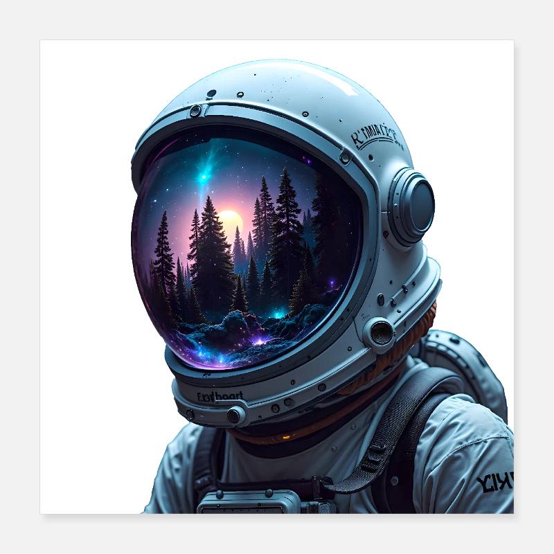 Astronaut Poster 40x40 cm
