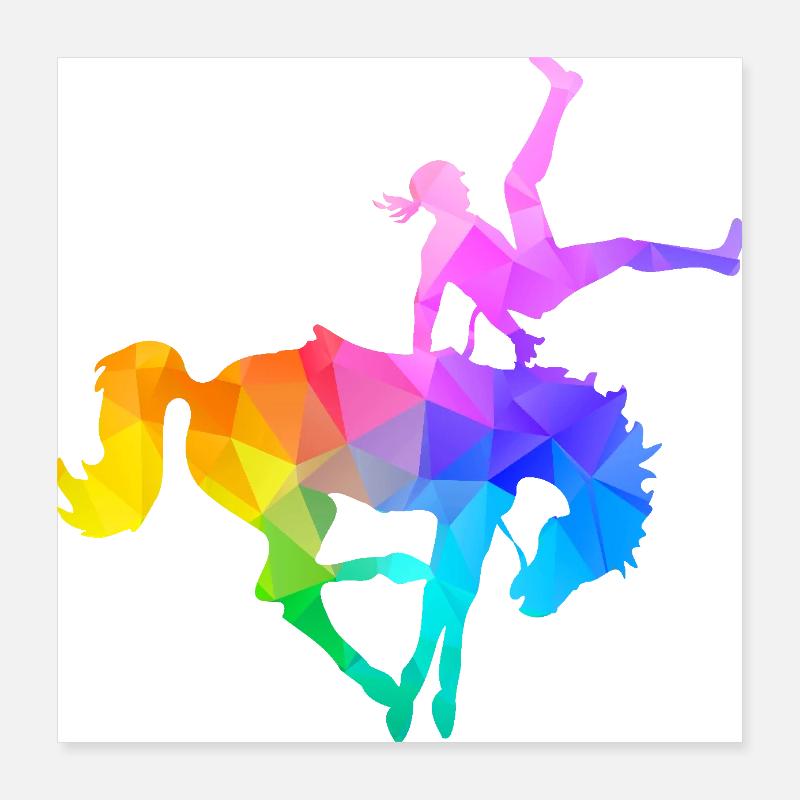 Cascadeuse contre sa volonté Poster 40 x 40 cm