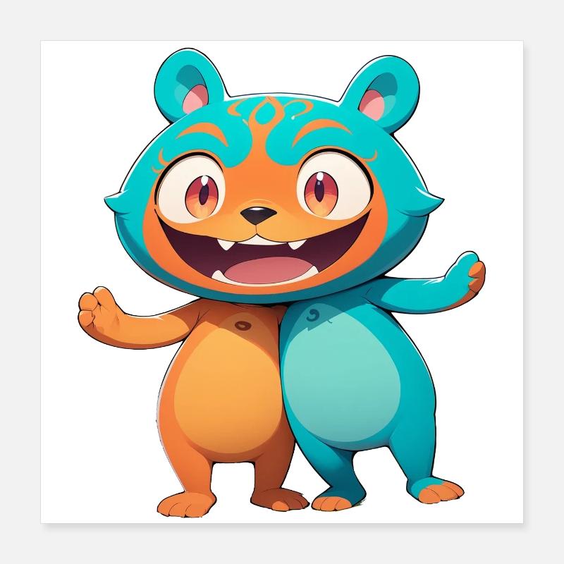 Forest Monster 0790895 Poster 16" x 16" (40x40 cm)