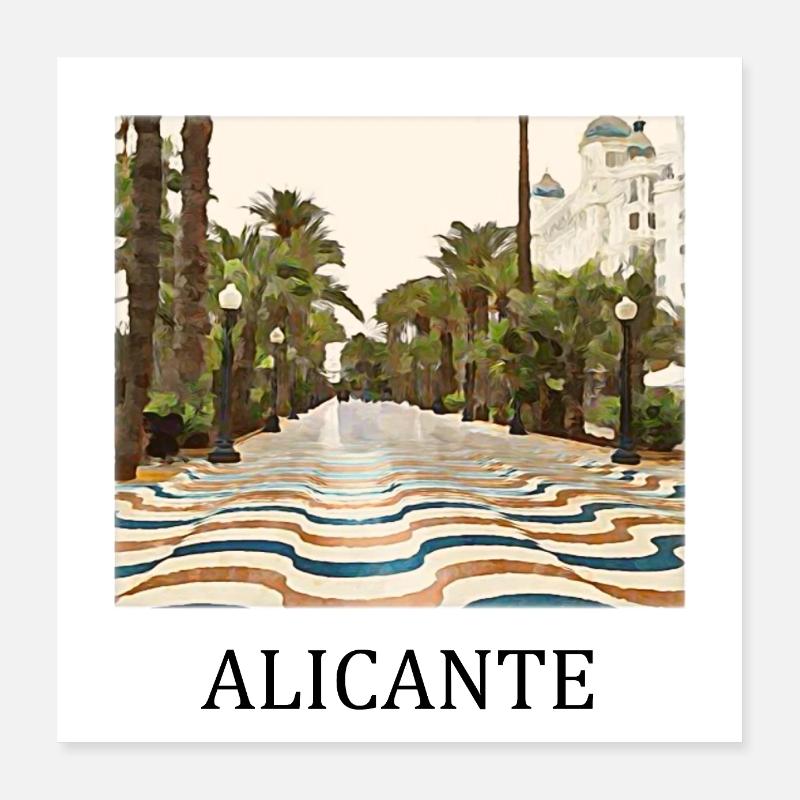 Alicante Poster 16" x 16" (40x40 cm)