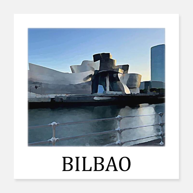 Bilbao Poster 40 x 40 cm