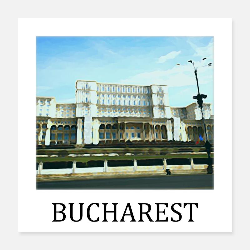 Bucarest Poster 40 x 40 cm
