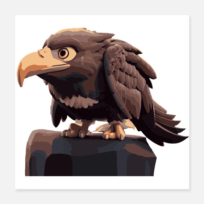 Bande dessinée Eagle Poster 40 x 40 cm