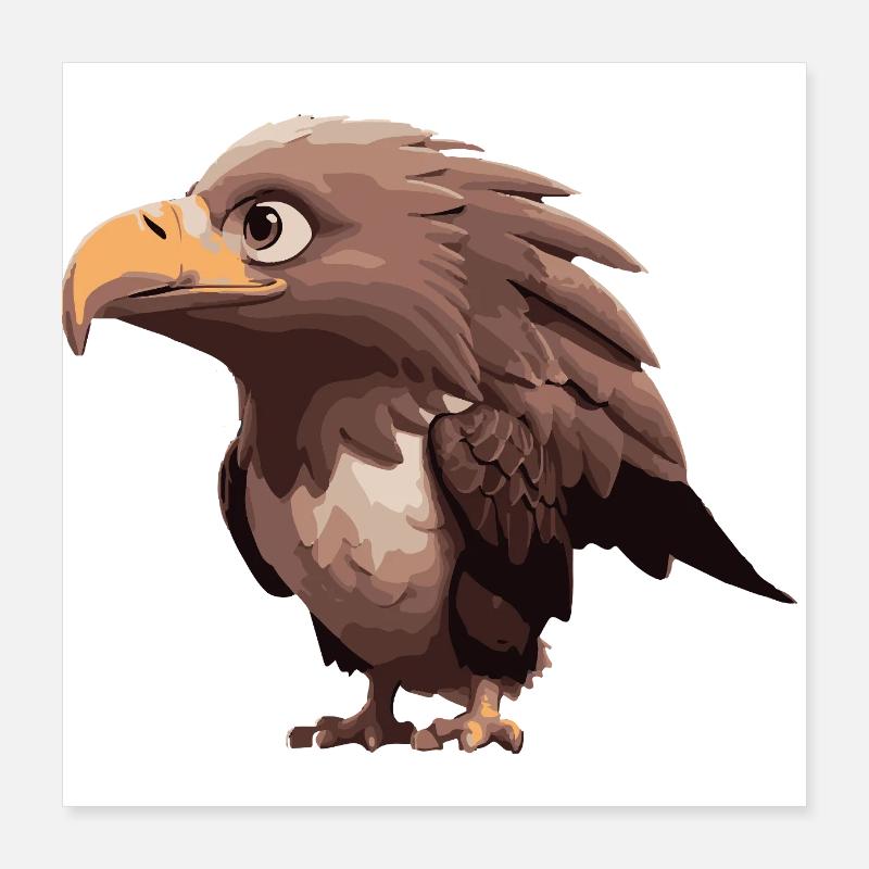 Adler Comic Poster 40x40 cm