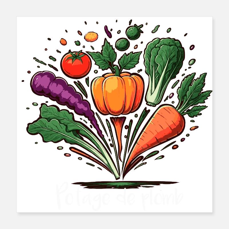Bleisuppe Poster 40x40 cm