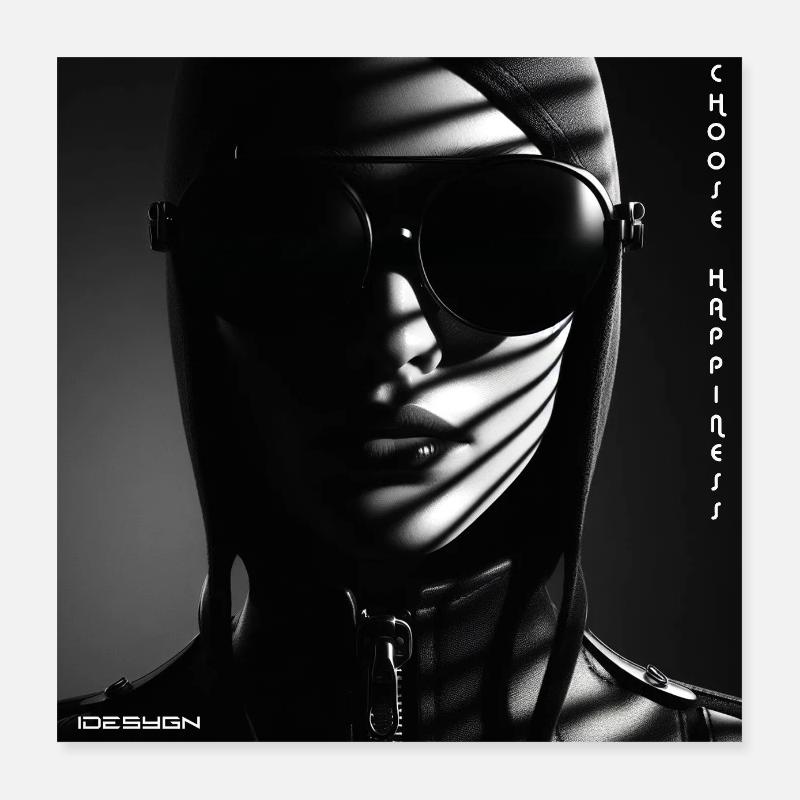 Choose Happiness Poster 16" x 16" (40x40 cm)