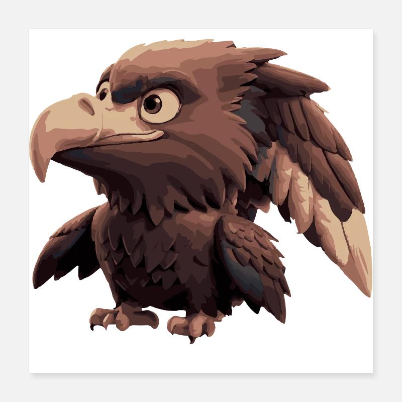 Eagle Comic Poster 16" x 16" (40x40 cm)