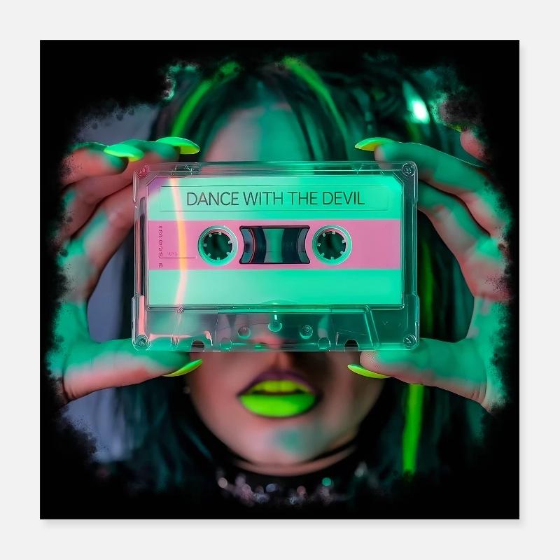 Dance with the Devil Poster 40x40 cm
