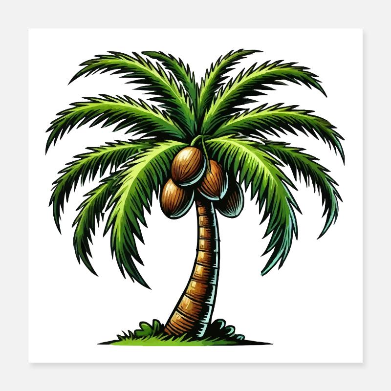 palme Poster 40x40 cm