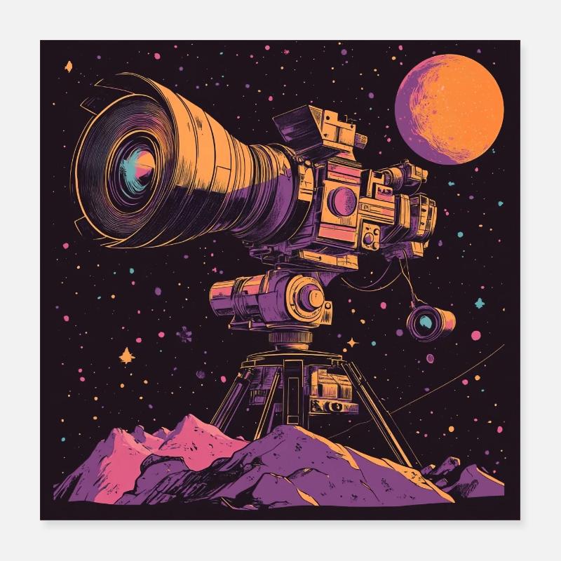 Space rock Poster 40x40 cm