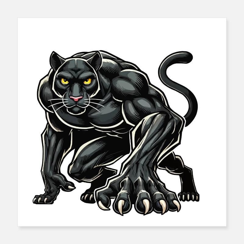 panther Poster 16" x 16" (40x40 cm)