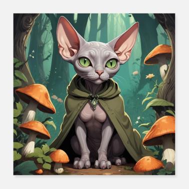 Sfinge Goblin Poster 40x40 cm