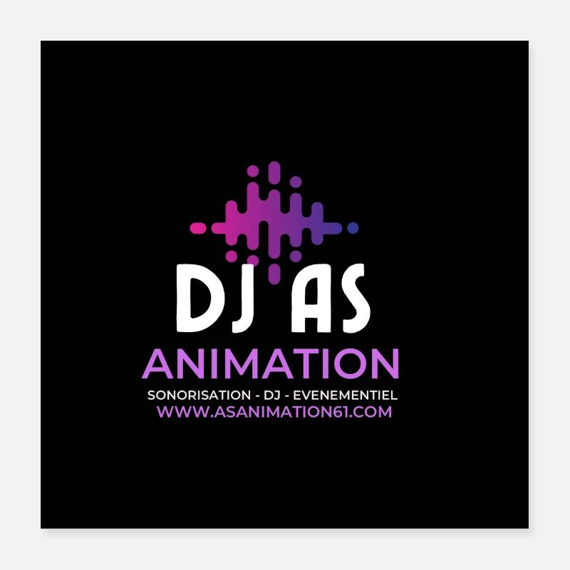 Dj come Poster 40x40 cm