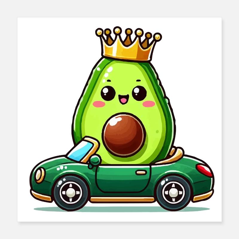 Roi de l’avocat Poster 40 x 40 cm