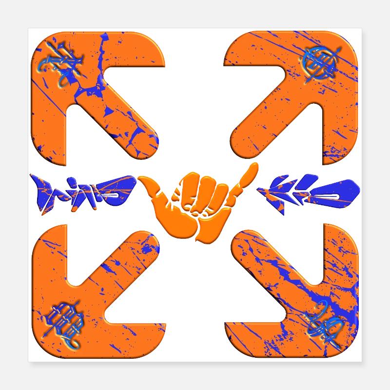 Boussole WindKid Poster 40 x 40 cm