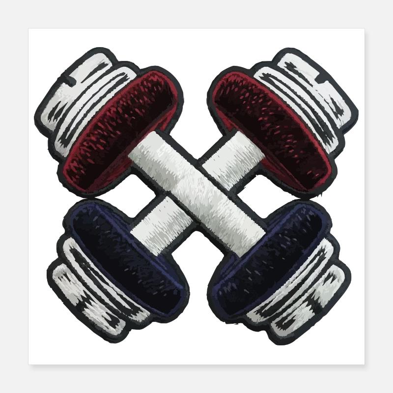 Embroidered Mute Bells Poster 16" x 16" (40x40 cm)