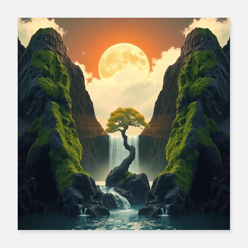 Nuit Harmonieuse 15 Poster 40 x 40 cm