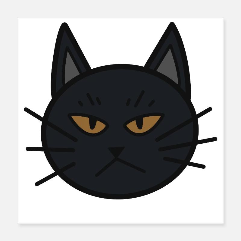 Néron le chat Poster 40 x 40 cm