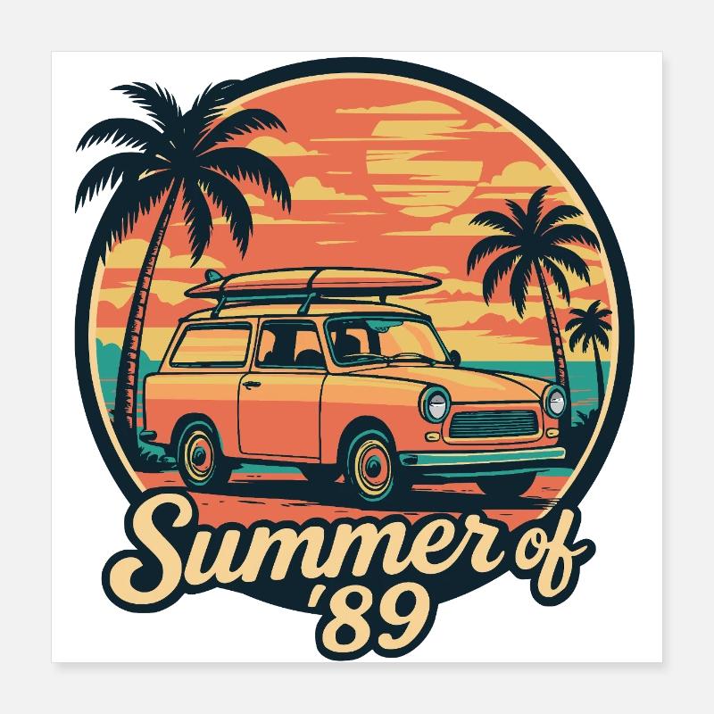 Summer of '89 Poster 16" x 16" (40x40 cm)