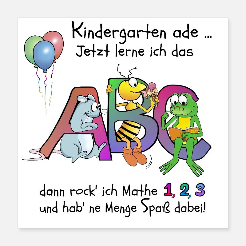 L’ABC Poster 40 x 40 cm