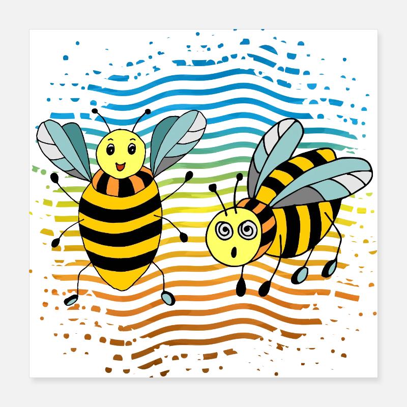 Insectes Poster 40 x 40 cm