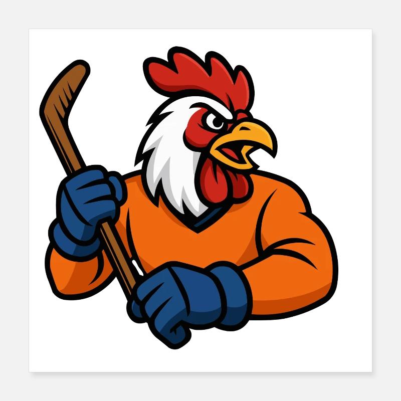 Hahn Hockey Poster 16" x 16" (40x40 cm)