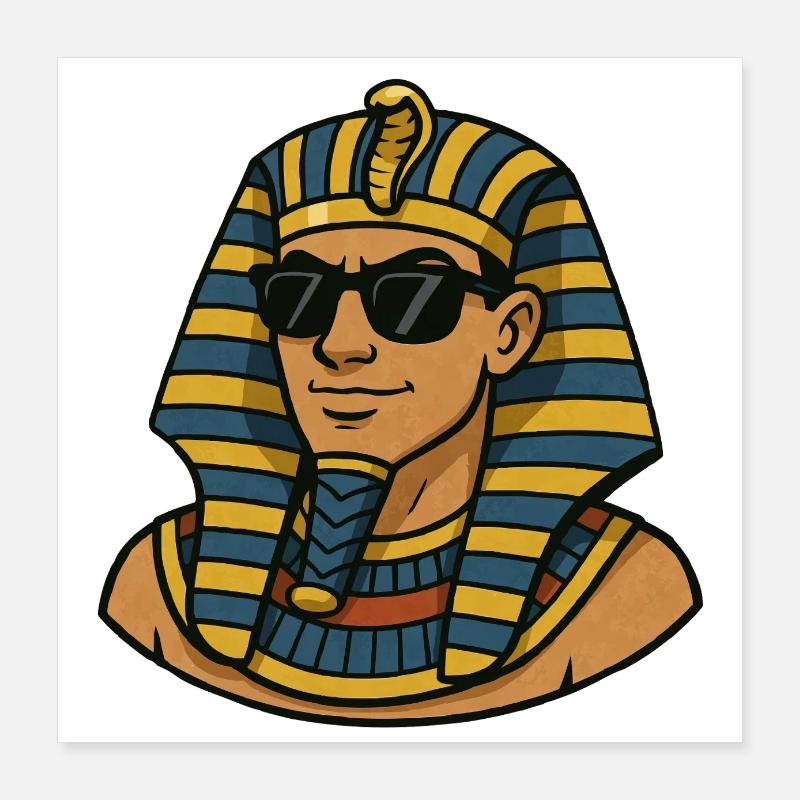 pharaoh Poster 16" x 16" (40x40 cm)
