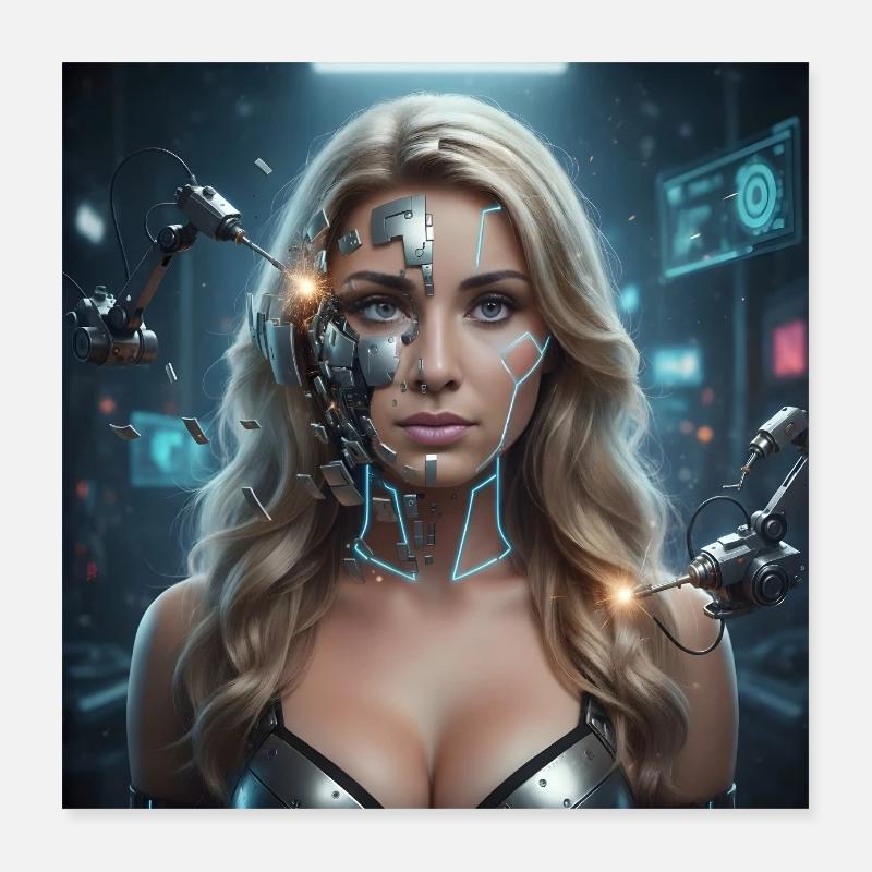 Cybernetic Maxima Poster 16" x 16" (40x40 cm)
