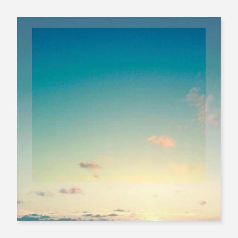 Himmel  Poster 40x40 cm