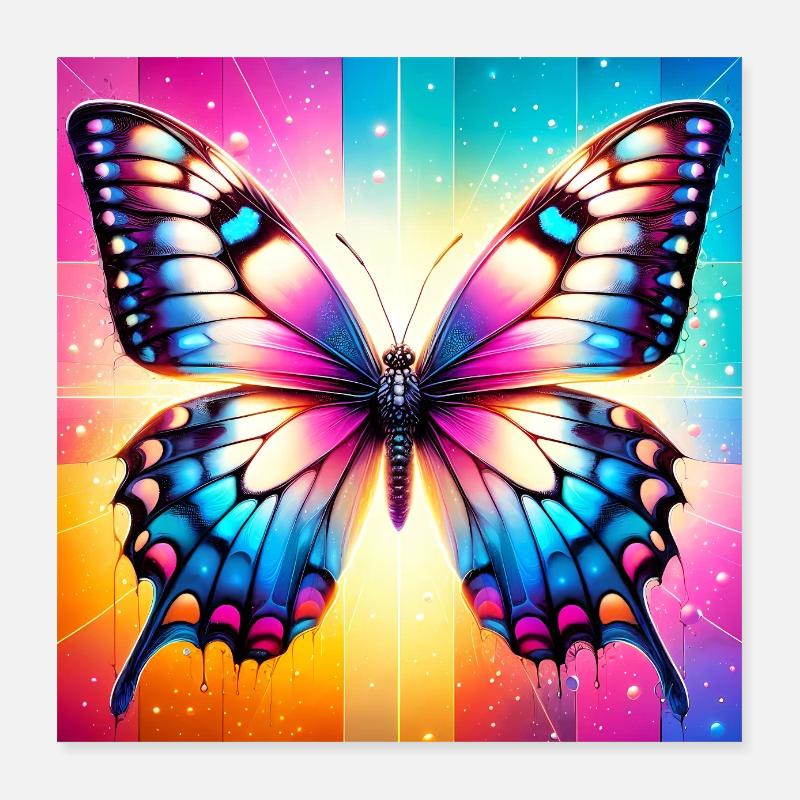 papillon Poster 40 x 40 cm