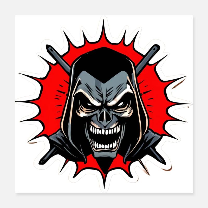 N° Intrépide 001 Poster 40 x 40 cm