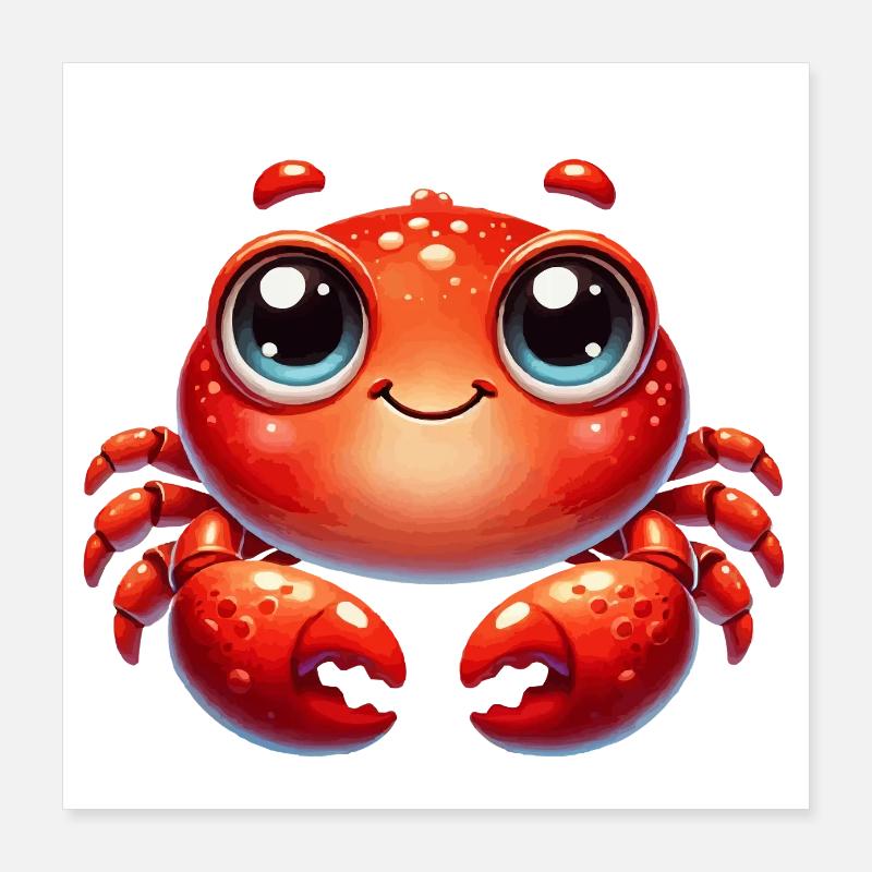 krabbe comic Poster 40x40 cm